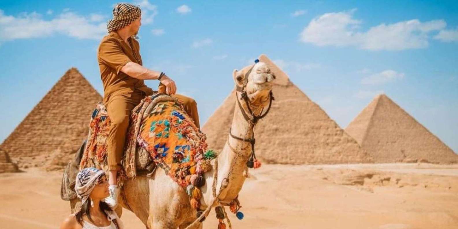 VIP All inclusive Guided Day Trip Giza Pyramids sakkara plus Memphis,camel, lunch2